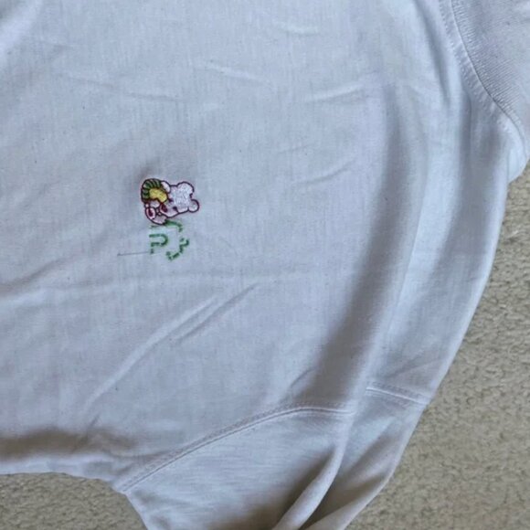 White Long Sleeve Mock Neck Shirt - Picture 3 of 3